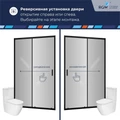 Душевая дверь RGW CL-13B (Тонированное) 06091312-34