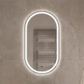 Зеркало EQUIL Астер/Aster 450х800, с подсветкой, алюминиевый профиль, белое (zkASTER45-14) zkASTER45-14