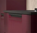 Тумба EQUIL Астер/Aster 100, подвесная, 2 ящ., бордовый (под раковину Палермо 100 антрацит) (tpASTER100.2Y-44) tpASTER100.2Y-44