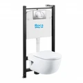 MERIDIAN COMPACT Комплект 4 в 1 (инсталляции+подв. унитаз+сиденье с механизмом Soft-Closing+смывн 7893104110