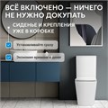 Унитаз ABBER Rechteck AC1210T компакт белый, безободковый, смыв торнадо AC1210T