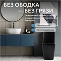 Унитаз ABBER Rechteck AC1210TMB компакт черный матовый, безободковый, смыв торнадо AC1210TMB