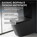 Унитаз ABBER Rechteck AC1210TMB компакт черный матовый, безободковый, смыв торнадо AC1210TMB