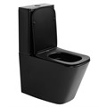 Унитаз ABBER Rechteck AC1210TMB компакт черный матовый, безободковый, смыв торнадо AC1210TMB