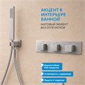 Душевая система ABBER Daheim AF8253SP скрытого монтажа с изливом, термостат, сатин AF8253SP