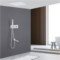 Душевая система ABBER Daheim AF8254W скрытого монтажа с изливом, термостат, белая матовая AF8254W
