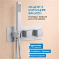 Душевая система ABBER Daheim AF8254SP скрытого монтажа с изливом, термостат, сатин AF8254SP