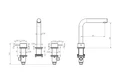 Смеситель ABBER Emotion 316 AF8808BRG для раковины, брашированное розовое золото AF8808BRG