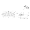 Смеситель ABBER Emotion 316 AF88121BRG-M для раковины скрытого монтажа, брашированное розовое золото AF88121BRG-M