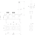 Смеситель ABBER Emotion 316 AF8830BRG для ванны скрытого монтажа, брашированное розовое золото AF8830BRG