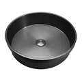 Раковина встраиваемая сверху ABBER Wasser Kreis AF2408GM оружейная сталь AF2408GM