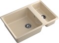 GRANFEST Мойка композит LEVEL , GF-LV-760K , 1,5-чаши 760*500, кашемир LV-760K кашемир