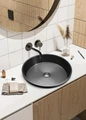 Раковина встраиваемая сверху ABBER Wasser Kreis AF2408GM оружейная сталь AF2408GM