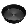 Раковина встраиваемая сверху ABBER Wasser Kreis AF2408MB черная матовая AF2408MB