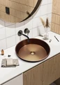 Раковина встраиваемая сверху ABBER Wasser Kreis AF2408MRG розовое золото матовое AF2408MRG
