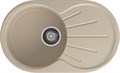 GRANFEST Мойка композит RONDO GF-R--750L  чаша с крылом 750*460мм, кашемир R-750L кашемир - фото 43490