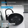 Раковина накладная ABBER Bequem AC2106MB черная матовая AC2106MB