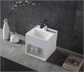 Тумба с раковиной ABBER Stein AS2639 подвесная, белая матовая AS2639