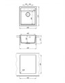 Кухонная мойка ABBER Quarz AQ2901S песочный AQ2901S