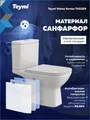 Унитаз напольный торнадо безободковый с быстросъемным сиденьем микролифт Teymi Valma Vortex T40329 1224556