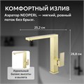 Смеситель ABBER Daheim AF8214G для кухни, золото матовое AF8214G