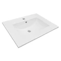 Комплект Тумба Loranto Florena 60 600х470х810 напольная, с раковиной Azario Leon, светлый бетон (CS00086990) CS00086990