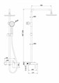 Душевая система Bravat Pure Хром (F6335369CP-A-RUS) F6335369CP-A-RUS