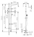 Душевая система Bravat Fit S Хром (D283CP-2A-RUS) D283CP-2A-RUS