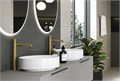 KLUDI-BOZZ/КЛУДИ-БОЗЗ смес. для умывальника 100, брашированное золото 38288N076
