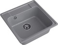 GranFest QUARZ (GF-Z48) Мойка для кухни 480*480мм (темно-серый) 48 темно-серый