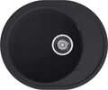GRANFEST Мойка URBAN 857L 1-чаша+крыло 570*480мм черный арт.GF-UR- 857L черный