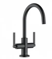 Смеситель Kludi Nova Fonte 201183915 для раковины, с донным клапаном, черный матовый 201183915