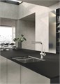 KLUDI-L STEEL/КЛУДИ-ЭЛЬ СТИЛ Однорычажный смеситель для кухни, выдвижной душ, нержавеющая неполированная сталь 45851F877