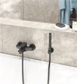 KLUDI-PURE&STYLE/КЛУДИ ПЬЮР ЭНД СТАЙЛ Однорычажный смеситель для ванны и душа; черный матовый 406813975