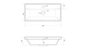 Раковина VIGO Classica Slim 80 (Madera) (4627173210898) 4627173210898