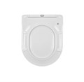 CHARUS SKANDENBORG Сиденье для унитаза EWC700-125W (SC), дюропласт, белое, быстросъемное с функцией плавного закрывания EWC700-125W (SC)