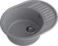 GranFest QUARZ (ECO-58) Мойка чаша+кр 620*480 (темно-серый) 58 темно-серый