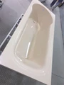 CHARUS Terra White Gloss Ванна 180 х 80,  FNC-TER-180-80 CO, прямая, пристенная, искусственный камень Dolomite, глянцевый белый, с ножками (опорами) в комплекте FNC-TER-180-80 CO