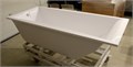 CHARUS Neo Ergonomika White Gloss  Ванна 170 х 70,FNC-NEO-170-70 CO, прямая, пристенная, искусственный камень Dolomite, глянцевый белый, с ножками(опорами) в комплекте FNC-NEO-170-70 CO