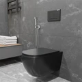 SKANDENBORG RIMLESS Безободковый подвесной унитаз, EWC700-125B, Черный, Санфарфор EWC700-125B
