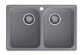 GranFest QUARZ (ECO-15) Мойка 2 чаши 740*480 (темно-серый) 15 темно-серый