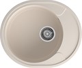 GRANFEST Мойка QUARZ 857L  1-чаша+крыло 570*480мм белый арт.GF-UR- 857L белый - фото 43789