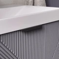 Тумба Geometry 70, напольная, 2ящ., графит (под раковину 9696-70), VOLNA tnGEOMETRY70.2Y-07