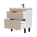 Тумба Lotti 70, напольная 2 ящ., латте (под раковину Миранда 70), VOLNA tnLOTTY70.2Y-13