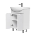 Тумба Pronto 60, напольная, 2 дв., белая (под раковину Балтика 60), VOLNA tnPRONTO60.2D-01