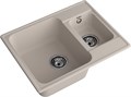 GranFest QUARZ (ECO-09) Мойка 1.5-чаш. 620*480 (песок) 09 песочный
