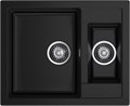 GRANFEST Мойка композит QUADRO GF-Q--610K 1.5-чаши. 610*500мм  черный арт.GF- Q-610K черный - фото 43840