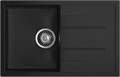 GRANFEST Мойка композит QUADRO GF-Q--780L  чаша с крылом 780*500 мм  черный арт.GF- Q-780L черный - фото 43845
