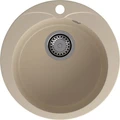 GRANFEST Мойка композит RONDO GF-R--480, 1-чаша D=475 мм кашемир арт.GF- R-480 кашемир