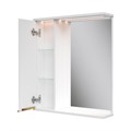 Зеркало-шкаф  LottyGold 60, подвесной, левый, белый, VOLNA zsLOTTYGD60.L-04